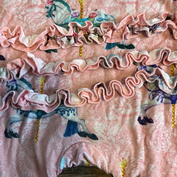 Posh peanut Claudine carousel horse short romper 3-6 months shorty - Picture 5 of 6